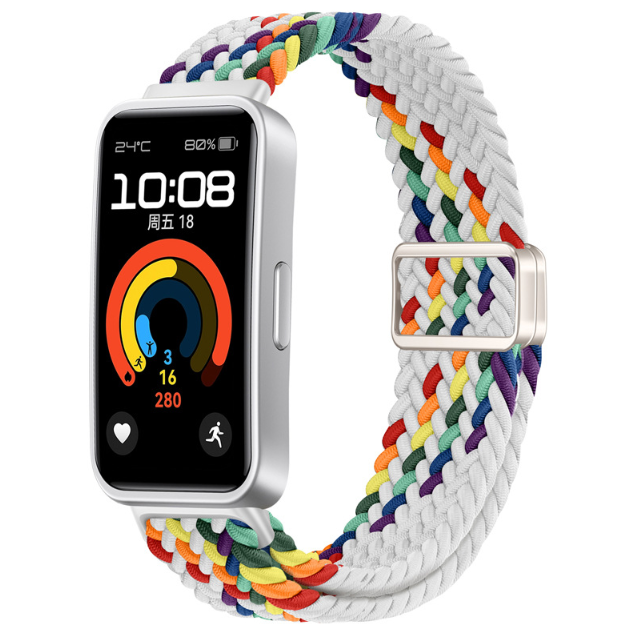 Ремінець для браслета Huawei Band 8/Huawei Band 9 плетіння (Різнокольоровий 8)