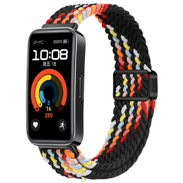 Ремінець для браслета Huawei Band 8/Huawei Band 9 плетіння (Різнокольоровий 9)