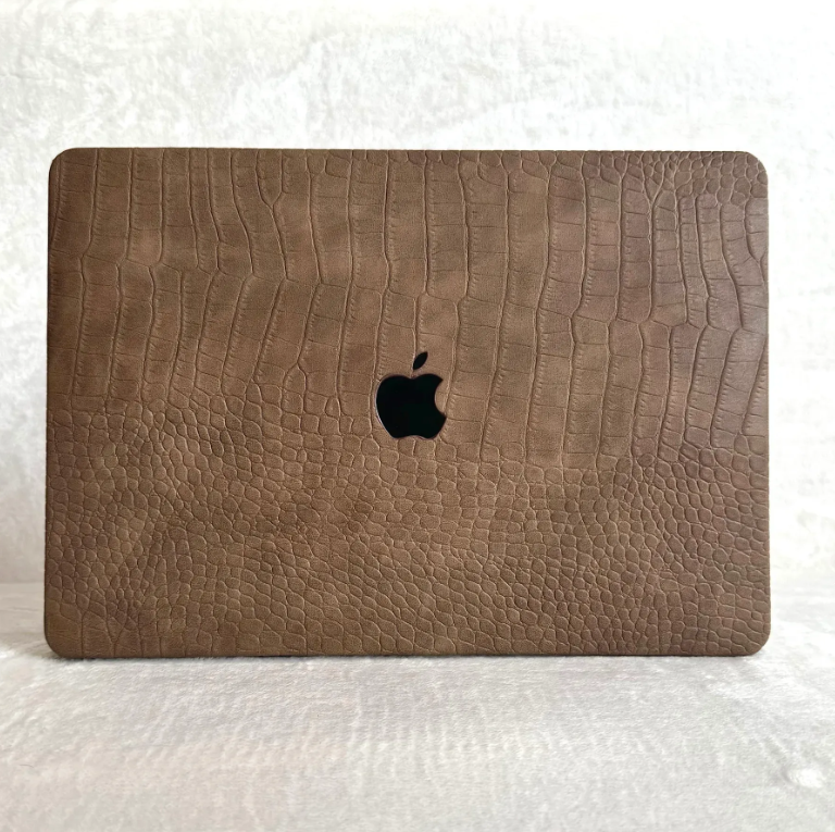 Чохол накладка на MacBook Pro 13  M1/M2/M3 ШКІРЯНИЙ (Коричневий)