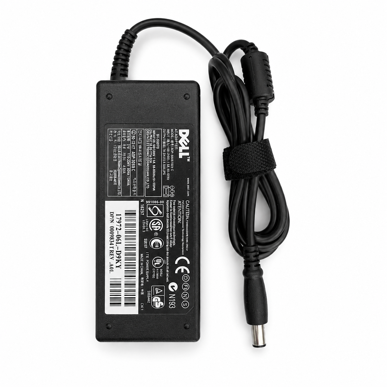 Блок живлення для ноутбука Dell 90W 19.5V 4.62A 7.4x5.0 мм (блок)