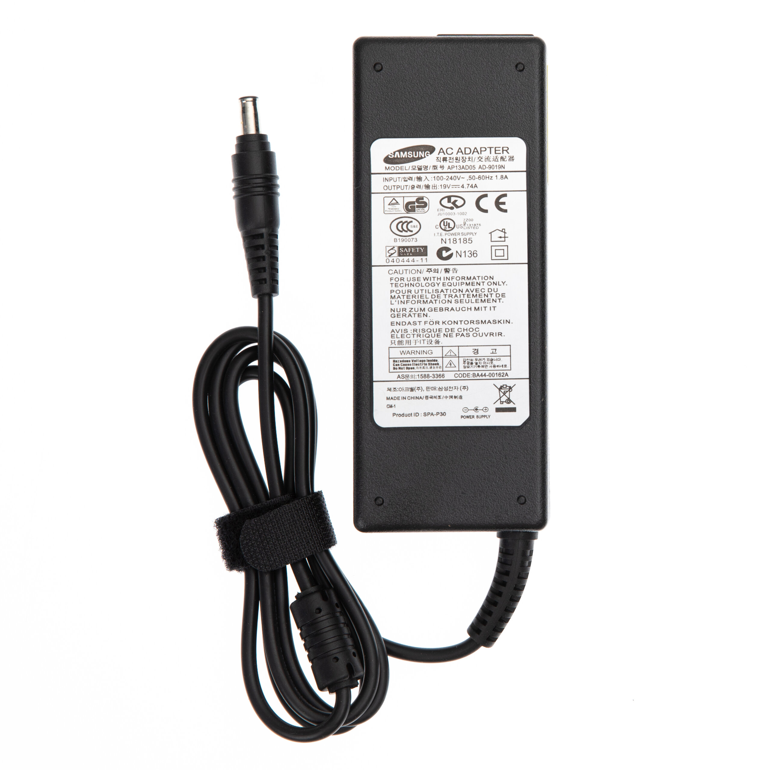 Блок Живлення для ноутбука Samsung (19V 4.74A 90W) 5.5x3.0 мм., QX412