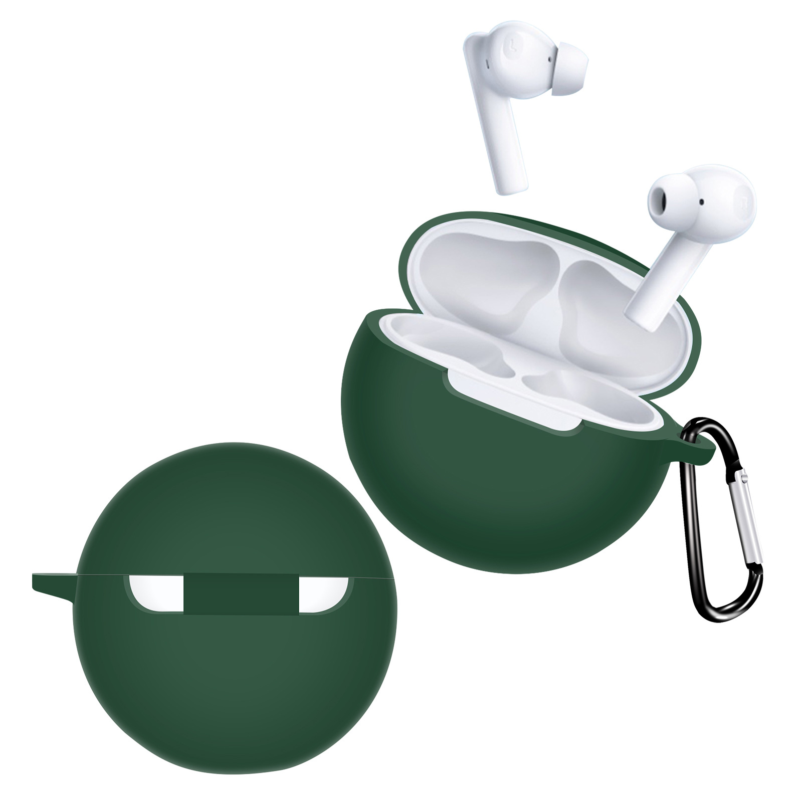 Силіконовий чохол для OPPO Enco Buds 2 (Зелений)