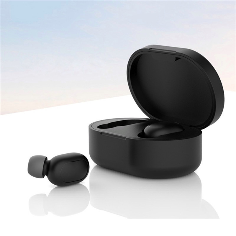 Чохол силіконовий BlackPink Xiaomi AirDots, Рожевий (Чорний)
