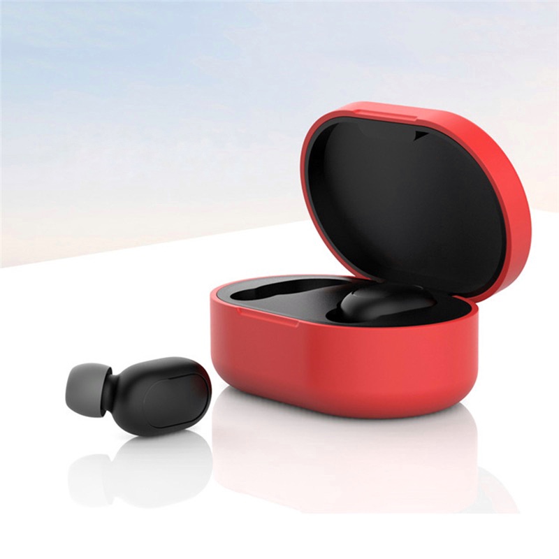 Чохол силіконовий BlackPink Xiaomi AirDots, Рожевий (Червоний)