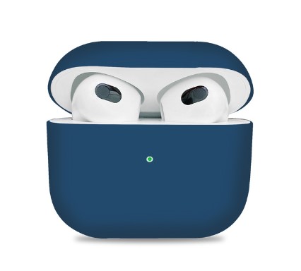 Силіконовий чохол для Apple AirPods 3 (Темно синий)