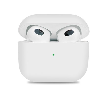 Силіконовий чохол для Apple AirPods 3 (Білий)