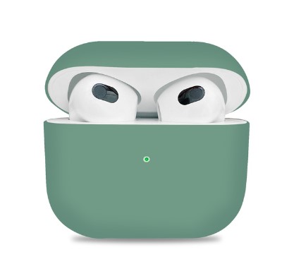 Силіконовий чохол для Apple AirPods 3 (Темно зеленый)
