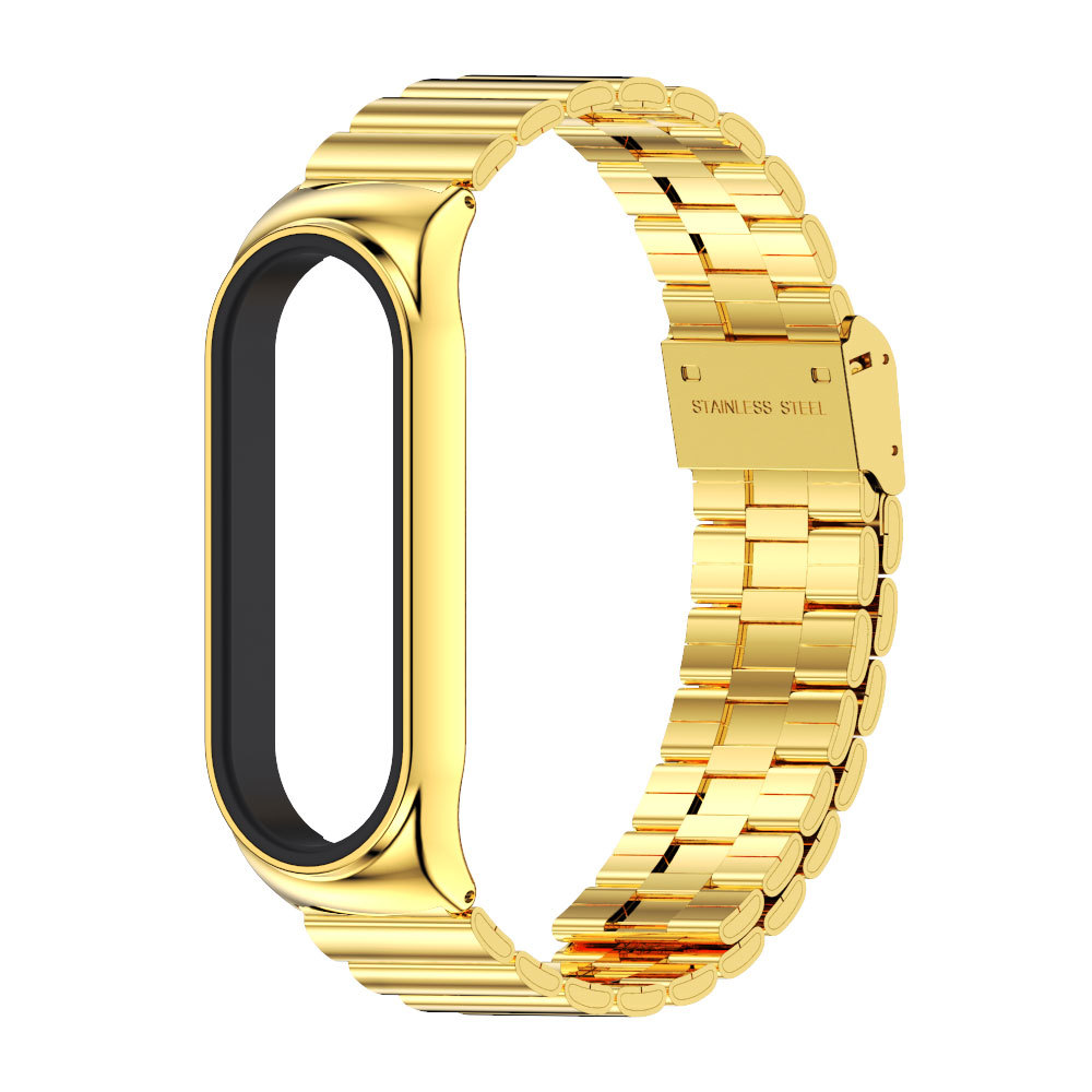 Ремінець металевий для Miband 8/9 MIjoas (Золото с Серебром)