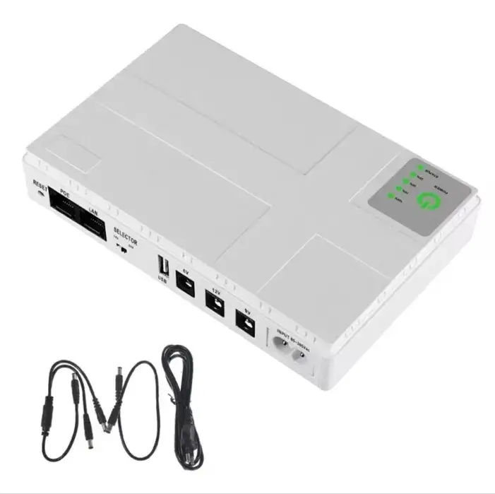 Power Bank Безперебійник для роутера DC1036P 36W 10400mAh White
