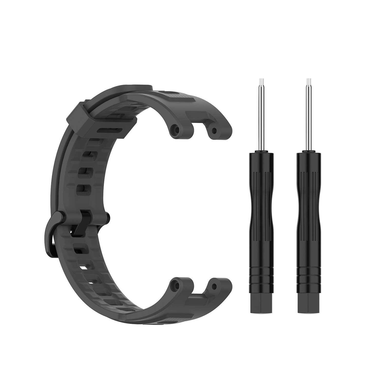 Ремінець силіконовий для Amazfit T-Rex A1918 (Темно-сірий)