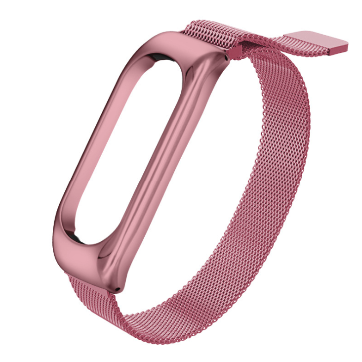 Ремінець міланська петля BlackPink для Mi Band 5 | 6 (Розовое Золото)