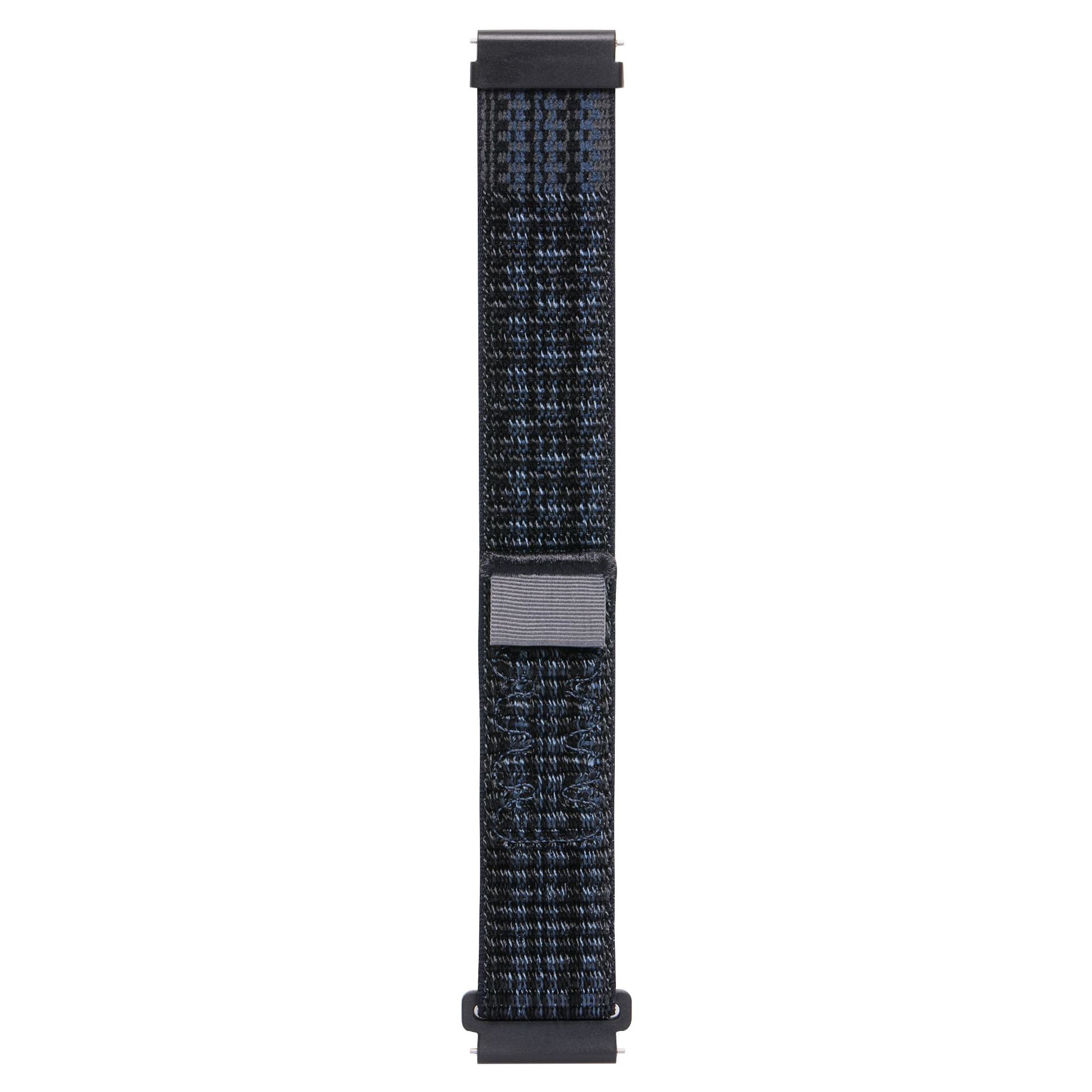 Ремінець Sport Loop для смарт годинників - 22 мм  (Black and Blue)