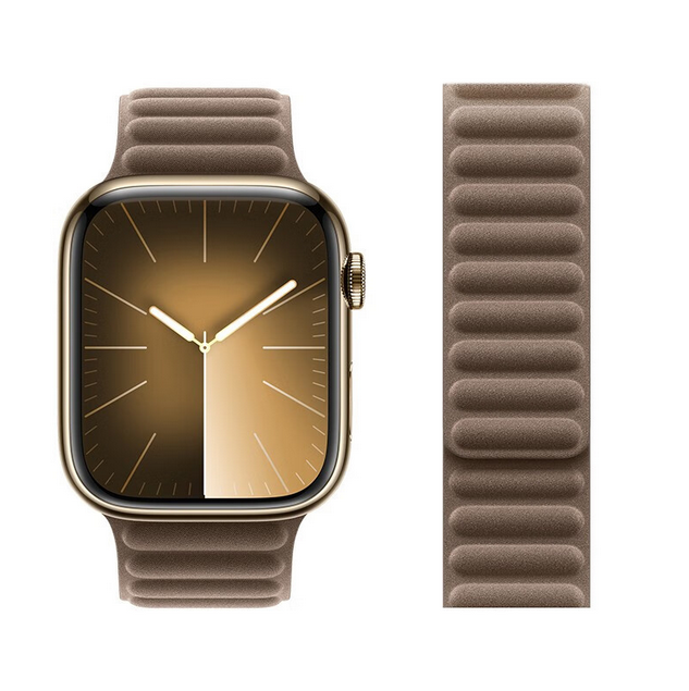 Магнітний ремінець Premium для Apple Watch 49/45/44/42 mm AAA+,  (Коричневий)