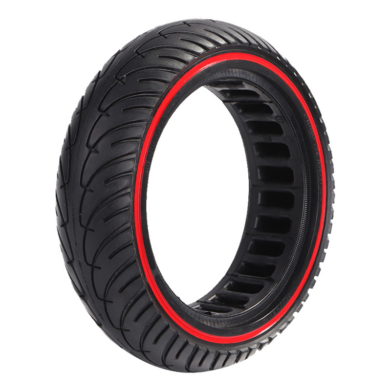 Антипрокольна шина для самокату 8.5 дюймів (8 1/2х2 Xiaomi M365/1S/Pro) NEW GEN (Чорная + Красный)