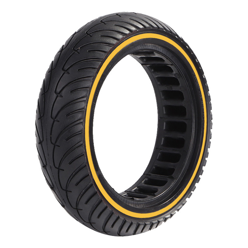 Антипрокольна шина для самокату 8.5 дюймів (8 1/2х2 Xiaomi M365/1S/Pro) NEW GEN (Чорная + Желтый)