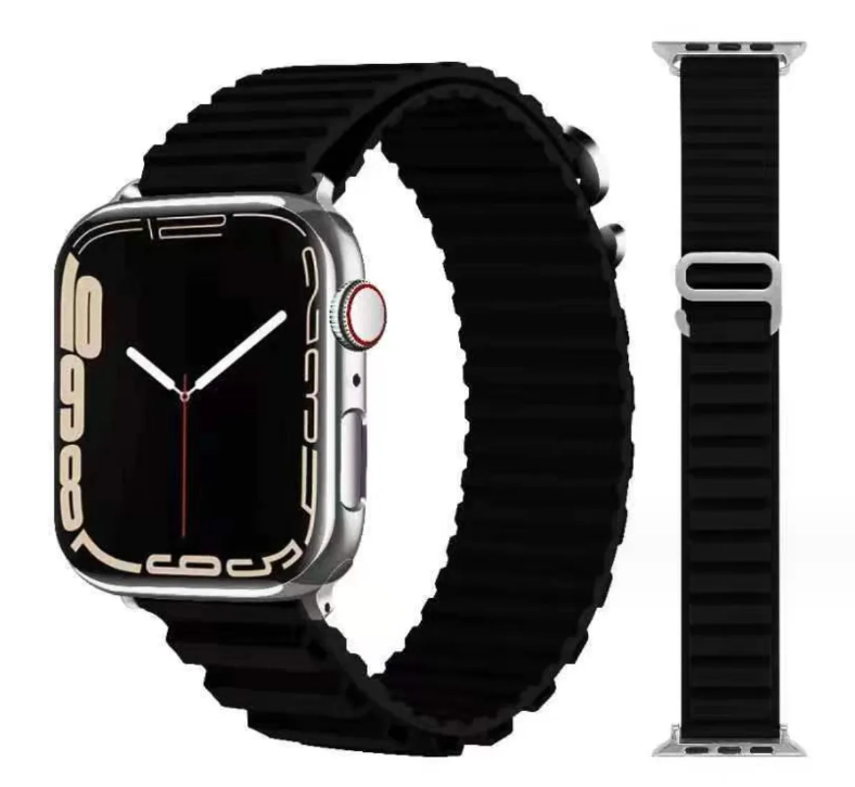 Силіконовий ремінець Alpine LOOP Apple Watch 42 / 44 / 45 / 49 AAA+, Рожевий (Різнокольоровий)