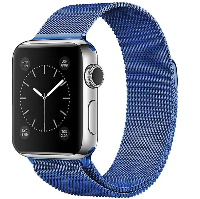 Міланська петля Apple Watch 42 / 44 / 45 / 49 AAA+ , Фіолетовий (Синій)