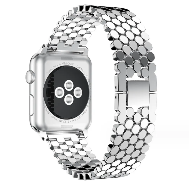 Ремінець металевий Sota для Apple Watch 42 / 44 / 45 AAA+ , Золотий (Сірий)