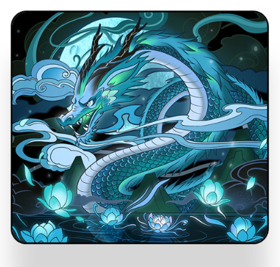 Килимки для мишки 35*40 см. товщина 4мм. Dragon (6)