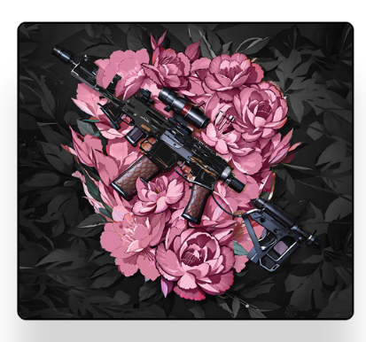 Килимки для мишки 35*40 см. товщина 4мм. Gun (1)