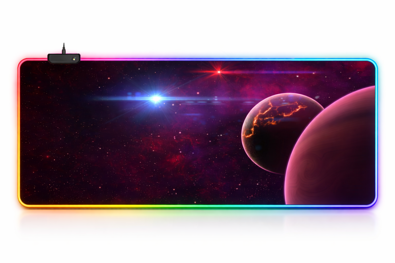 LED килимок для мишки Космос 80х30см. (16)