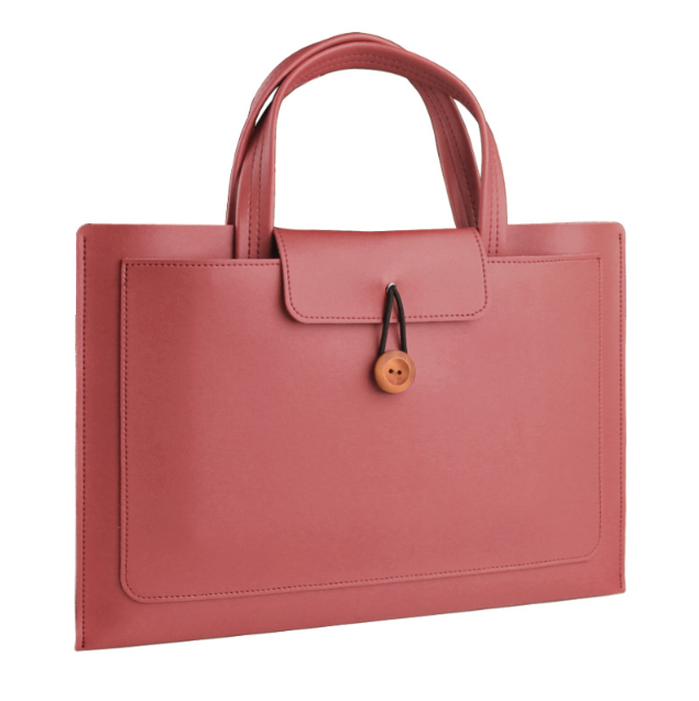 Сумка-чохол для ноутбука 15.6"/16" PU шкіра (Червона)