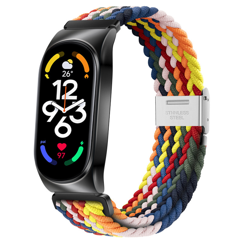 Ремінець для Mi Band 8/9 тканинний (Різнокольоровий 3)