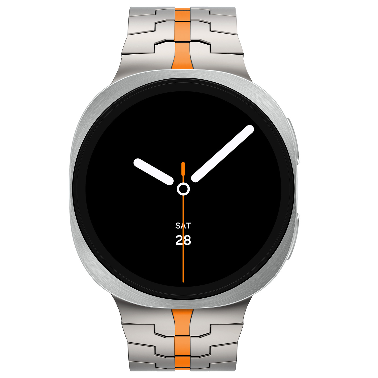 Металевий браслет Butterfly для Samsung Galaxy Watch 8 Classic 46 мм (orange line)