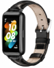 Ремінець Mijobs з натуральної шкіри для Huawei Band 7 / 8 / 9 / 10 (чорний)