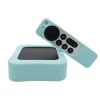 Силіконовий набір чохлів для Apple TV 4K 2022 / 3-го покоління (Apple TV 7) (Mint)