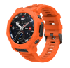 Силіконовий ремінець Armor Sport із захисним корпусом для Amazfit T-Rex 3 Pro, 22 мм (помаранчевий)