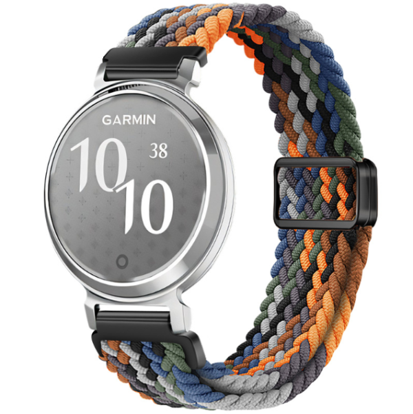 Ремінець для смарт-годинника Garmin Lily 2 (14 мм) з плетеного нейлону (Різнокольоровий 2)