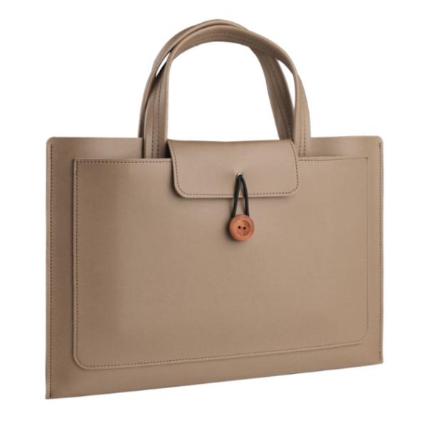 Сумка-чохол для ноутбука 15.6"/16" PU шкіра (Brown)