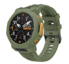 Силіконовий ремінець Armor Sport із захисним корпусом для Amazfit T-Rex 3 Pro, 22 мм (зелений)
