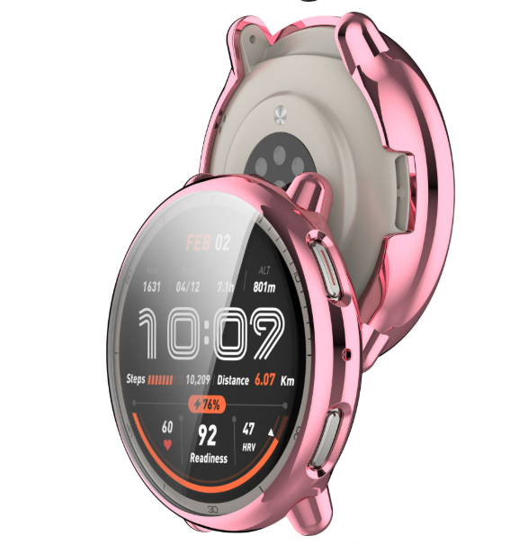 Защитный чехол для Amazfit Active 2 (A2437) (рожевий)