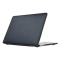 Пластикова накладка c силіконовим бампером для Macbook Air 13,6" M2 A2681 (Черный прозрачный + Черный бампер)