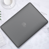 Пластикова накладка c силіконовим бампером для Macbook Air 13,6" M2 A2681 (Черный прозрачный + Черный бампер)