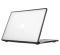 Пластикова накладка c силіконовим бампером для Macbook Pro 13,3" A1989, A2159, A2251, A2289, A2338,  (Прозрачный + черный бампер)