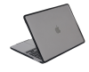 Пластикова накладка c силіконовим бампером для Macbook Pro 13,3" A1989, A2159, A2251, A2289, A2338,  (Черный прозрачный + Черный бампер)