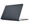 Пластикова накладка c силіконовим бампером для Macbook Pro 13,3" A1989, A2159, A2251, A2289, A2338,  (Черный прозрачный + Черный бампер)