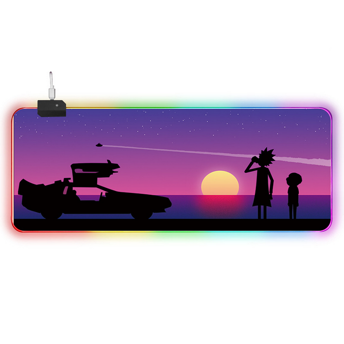 LED килимок для мишки "Rick and morty" 80*30 см (8)
