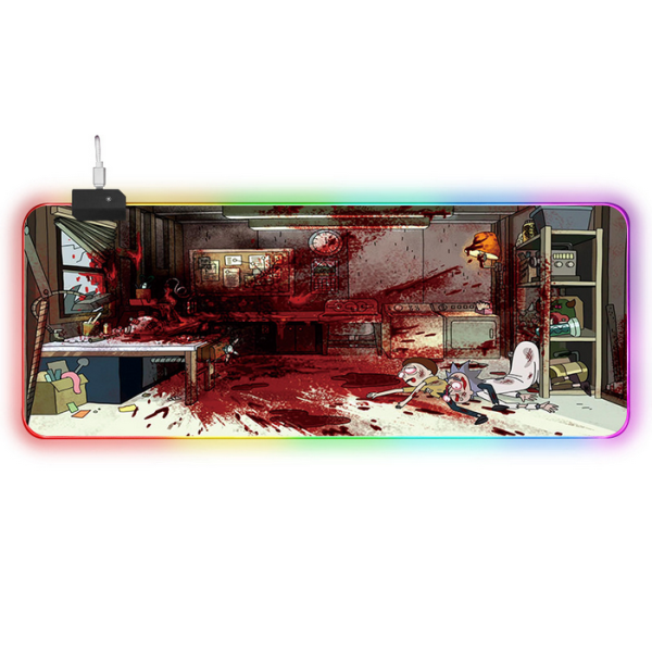 LED килимок для мишки "Rick and morty" 80*30 см (16)