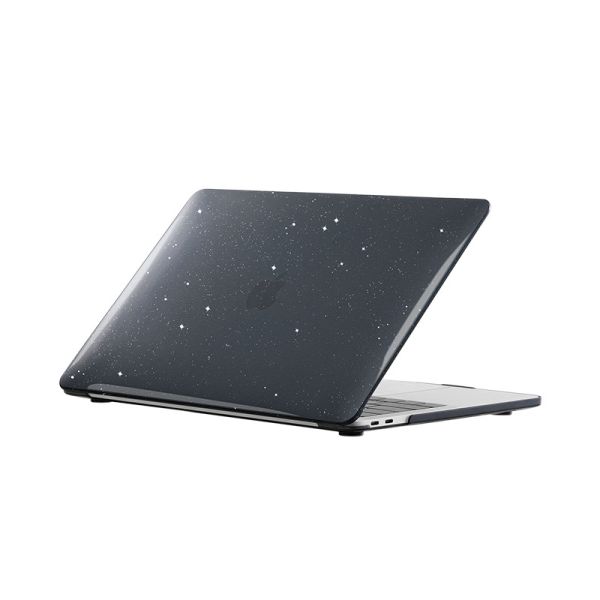 Чохол для MacBook Air 13" (2018 - 2020 | M1 | A1932 | A2337) з блискітками (Чорний)