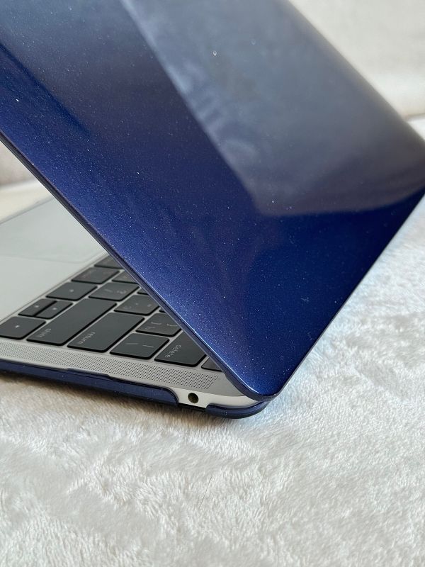 Чохол для MacBook Air 13" (2018 - 2020 | M1 | A1932 | A2337) з блискітками (Фиолетовый)