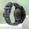 Силіконовий ремінець для Garmin Fenix 7X / 6X / 5X (22 мм) (темно-синій (графітовий))