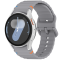 Силіконовий ремінець для Samsung Galaxy Watch 7/FE/6/5/4 (Сірий-графіт)