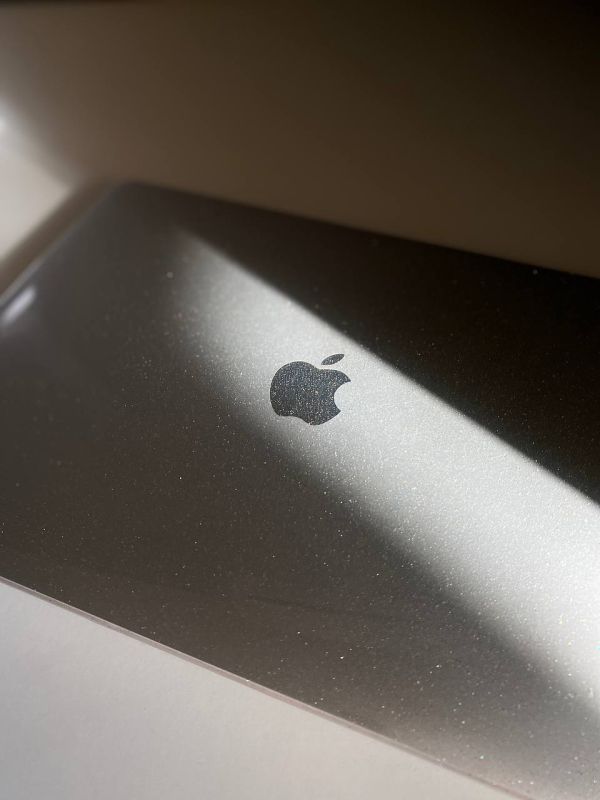 Чохол для MacBook PRO 13" (2018 - 2020) з блискітками (Прозорий)