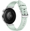 Силіконовий ремінець з крижаним візерунком для Huawei Watch GT5 (18 мм) із кнопковою системою кріпле (Ментоловий)