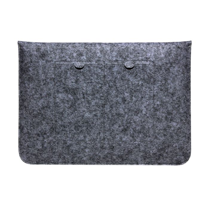 Чохол-конверт із повсті для ноутбука 15" Dark Grey