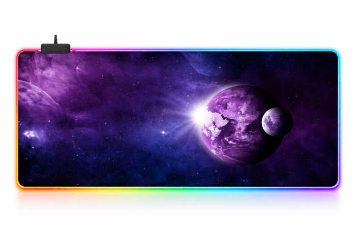 LED килимок для мишки Космос 80х30см. (20)